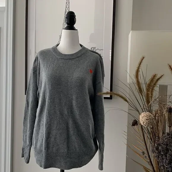 ❤️Couple Matching Grey Sweaters - Picture 6 of 8